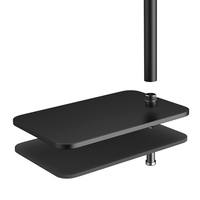 Support de projecteur OULAIKE L26 et support de montage au plafond, longueur réglable 65-120 cm