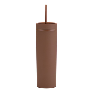 Biểu tượng tùy chỉnh Quà Tặng BPA frfe Acrylic cốc nước chai 450ml Skinny Matte màu nhựa cốc cốc với số lượng lớn - Product Image 3