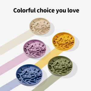Tazón de Alimentación Lenta para Perros ROKI, Personalizado, Elegante, Portátil, Impermeable, con Diseño de Animales, Libre de BPA, de Silicona - Product Image 3