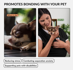 Pet tek kollu çanta anti-anksiyete kedi Sling köpek Sling taşıyıcı küçük köpekler ve kediler için - Product Image 4