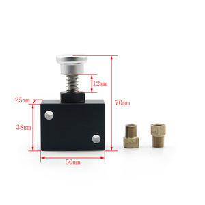 Valve de blocage de frein Auso-Racing DPP004-BK en alliage d'aluminium, blocage de stationnement hydraulique pour mise à niveau et rétrofit - Product Image 2