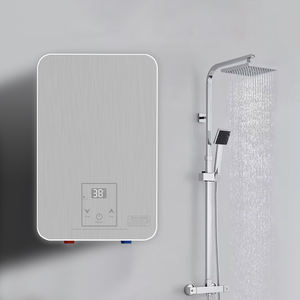 <span class=keywords><strong>Chauffe</strong></span>-<span class=keywords><strong>Eau</strong></span> Électrique Instantané Mural 220V en Plastique Modèle Mini pour Hôtel Salle de Bains Douche Maison et Garage - Product Image 4