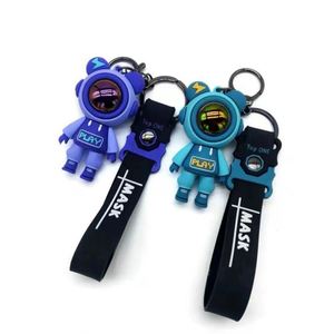 Lightning Bear Keychain, <b>Cartoon</b> Bear Key <b>Ring</b>, Couple Doll Pendant, Bag Charm, Car Keychain, Small Gift, Wholesale Keychain - Product Image 2