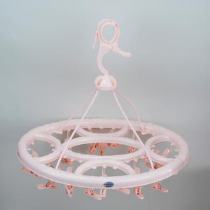 Tendedero Plegable de 24 Pinzas para Ropa Interior, 44*32*2.2CM, con Pinzas Ajustables, para Uso Interior, Pedido al por Mayor - Product Image 1