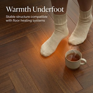 Parquet en bois d'azobé massif, système de verrouillage, compatible avec le chauffage par le sol, imperméable, écologique, pour chambre extérieure - Product Image 3
