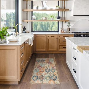 พรมเช็ดเท้าลายตาข่ายแบบโมร็อกโก พรีเมียม บางพิเศษ ขนาดเล็ก กันลื่น สำหรับใช้ภายในบ้าน เช่น ห้องครัว ทางเข้าบ้าน หรือห้องน้ำ ซักล้างได้ - Product Image 6