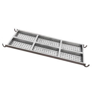 Planche de pont métallique pour échafaudage, poids 125 kg/planche en acier pour échafaudage avec crochet - Product Image 3