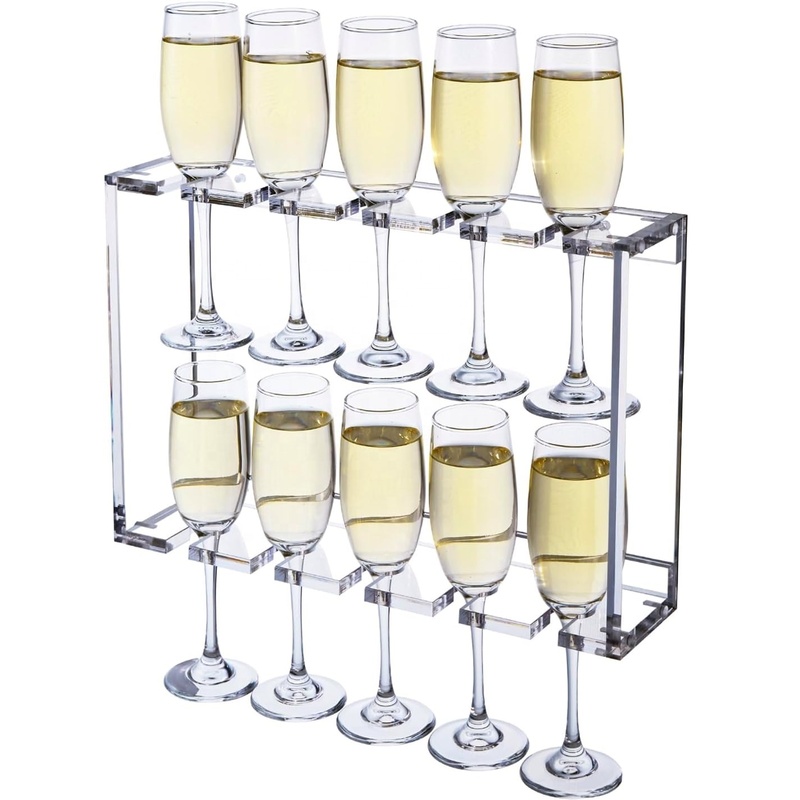 Acrylic Hair Extension Display Stand Transparent