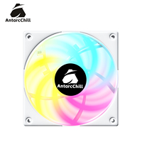 Ventilador AntarcChill OEM ODM de 120 mm de Alto Flujo de Aire, Alta Velocidad, Bajo Ruido, Refrigeración PWM para Sistemas de Chasis de PC
