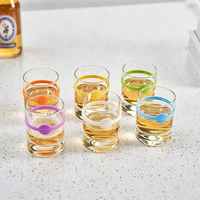Marqueurs de verres à vin en silicone de qualité alimentaire réutilisables pour champagne, réceptions de mariage, 6 pièces, multicolores, identificateurs de bouteilles et de verres