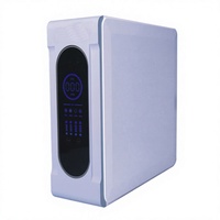 Système RO sans réservoir en plastique à 4 étapes haute capacité, filtre à eau électrique numérique compact de 10 pouces, éléments standard pour usage domestique