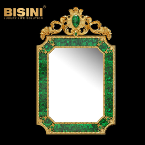 Espejo de Pared de Cobre Puro de Gran Tamaño, Espejo Clásico de Bronce para Colgar en la Pared, Ideal para Maquillaje de Actores - Product Image 5