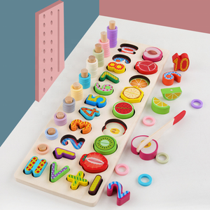 Numeri all'ingrosso di conteggio della pesca di matematica del bordo che abbinano i <span class=keywords><strong>giocattoli</strong></span> <span class=keywords><strong>Montessori</strong></span> della frutta del taglio digitale <span class=keywords><strong>giocattoli</strong></span> di legno 3 In <span class=keywords><strong>1</strong></span> di alta qualità per i bambini - Product Image 4