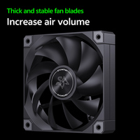 Bonhomme de neige le dernier Offre Spéciale faible bruit haut débit d'air 12V sans lumière PWM4 Pin ventilateur de refroidissement avec CPU de contrôle de vitesse pour boîtier de jeu