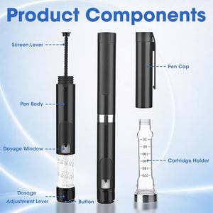 ปากกาฉีดอัตโนมัติแบบหลายขนาด ปากกาเมจิกสำหรับฉีดอินซูลินรายวัน - Product Image 3