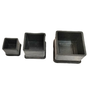 Xin Accessories – Patins de protection carrés en caoutchouc pour pieds de meubles, tables, chaises et supports d'équipements mécaniques - Product Image 2