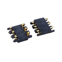 Connecteur de batterie à ressort SMD à 3 broches 6.5PH à pression latérale par compression, pour machine de point de vente, Fabricant professionnel ODM