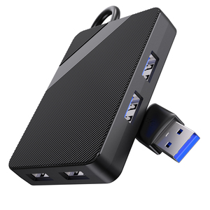 Nouveau produit, concentrateur USB 3.0 ultra fin à <span class=keywords><strong>4</strong></span> ports, alimentation et transmission de données, séparateur USB <span class=keywords><strong>4</strong></span> en 1 - Product Image 1