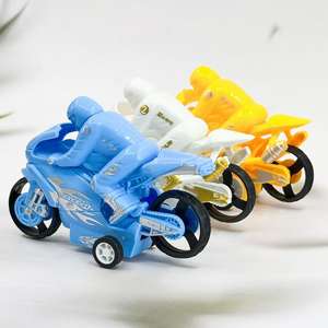 Motocicleta de juguete de dibujos animados, motocicleta de juguete interactiva para padres e hijos, juguete para bebés, puesto de calle, mercado nocturno - Product Image 3