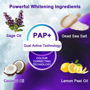 Luxsmile strip pemutih V34, lajur penghilang Sachet Natural, pemutih gigi, pemutih gigi ungu - Product Image 4