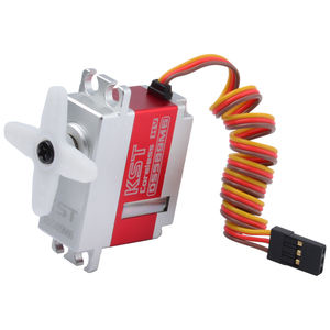 Ventes chaudes KST DS589MG V8.0 9.2Kgf.cm 0.08sec Mini servo numérique HV DC7.4V 1520Hz à engrenages métalliques sans noyau pour hélicoptère RC fixe - Product Image 5