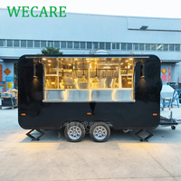 Camion de cuisine mobile WECARE, camion de restauration rapide, bar à café en plein air, barbecue, hot-dogs, tacos, burgers, remorque alimentaire avec équipement de cuisine complet