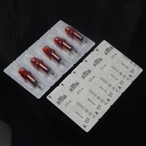 Lot de 20 aiguilles universelles pour tatouage, maquillage permanent et cuir chevelu avec membrane de sécurité, <span class=keywords><strong>liner</strong></span> rond 1RL 3RL - Product Image 6