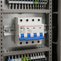 Disjoncteur miniature MCB 16A 2A à montage sur rail DIN 1P 2P 4P, dispositif de protection électrique pour équipement de puissance