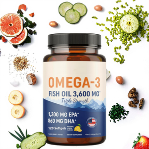 Capsule di Olio di Pesce Omega 3 OEM con EPA DHA per Migliorare l'Immunità delle Donne, 120 Capsule Senza OGM - Product Image 2