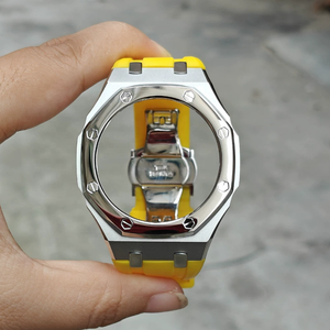 Kit de modification Xinying Premium GA2100 Casioak, bracelet en acier inoxydable 316L, boîtier, bracelet, finition bicolore sablée et polie - Product Image 6