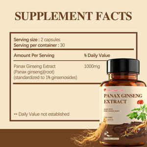 Fiber Zenginleştirilmiş Ginseng Sert Kapsülleri - Bağırsak Sağlığı ve Canlılık için Çözünür Fiber Karışımı, Toplu Takviye - Product Image 5