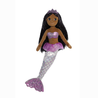 Peluche de sirène verte, personnalisée, cadeau pour filles, jouet en peluche