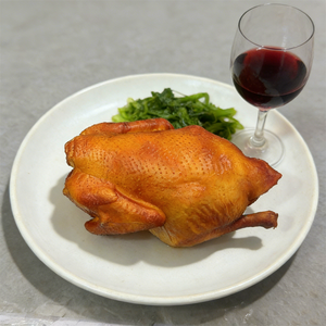 Modelo de Pollo Asado sin Cabeza de 21.5cm, Amarillo, Decoración para el Hogar, Material Plástico Ecológico - Product Image 5