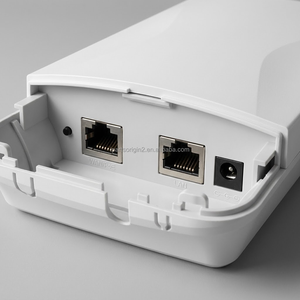 พอร์ต WAN/LAN กิกะบิตคู่ 5GHz 867Mbps บริดจ์ไร้สายภายนอกอาคารแบบ PtP ระยะไกล 12 กม. เสาอากาศแบบกำหนดทิศทาง 18dBi IP65 Gigabit PoE - Product Image 4