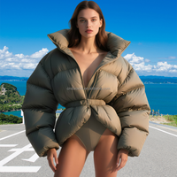 Veste d'hiver matelassée de luxe pour femme, courte, 800FP, en softshell, de haute qualité, écologique, en duvet, pour l'extérieur