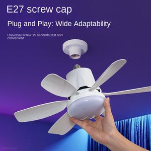 Ventilador de techo LED moderno y sencillo con control remoto. Para el dormitorio y el comedor - Product Image 3