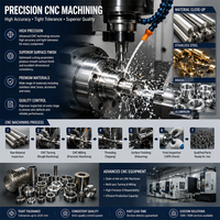 Piezas de Repuesto de Mecanizado CNC Personalizadas, Piezas de Torneado y Fresado CNC de 5 Ejes de Precisión OEM en Aluminio y Acero Inoxidable para Reparación Automotriz