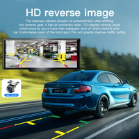 Monitor de Coche XYD de 10.26 Pulgadas con Pantalla Dividida Cuádruple, Grabadora de Video, Cámara de Visión Trasera, Android Universal, Gua 5W, USB, Tarjeta SD de 128G