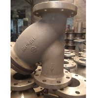 Filter Saringan Industri Tipe Y Baja Tahan Karat JIS 10K Gost Rusia Harga Pabrik Katup Kuningan Flens JIS 10K Filter Tipe Y