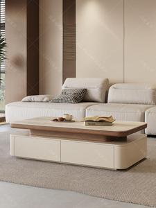 Ensemble table basse et <span class=keywords><strong>meuble</strong></span> <span class=keywords><strong>TV</strong></span> en bois massif Dongshi pour petits salons, mobilier domestique à usage quotidien - Product Image 4