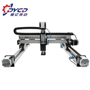 Portique <span class=keywords><strong>Robot</strong></span> Cross CNC Module linéaire Guide Actionneur de mouvement Rail à vis à billes Table coulissante <span class=keywords><strong>XYZ</strong></span> Stage Kit de bras robotique motorisé Haut - Product Image 1
