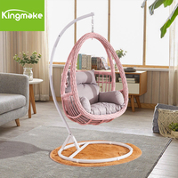 Nouvelle conception de chaise suspendue de jardin, de patio ou de balcon, chaise œuf de patio, chaise suspendue en rotin tressé pour l'extérieur