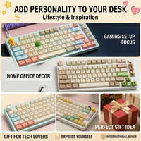 Capuchons de touches de clavier en PVC personnalisés, motif dinosaure 3D, animal de dessin animé, en caoutchouc souple, compatibles, fournisseur de capuchons de touches