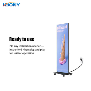 Siêu mỏng p1.86 p2.5 HD kỹ thuật số dẫn Màn hình Áp phích với SDK chức năng cho hiển thị lập trình tin nhắn - Product Image 3