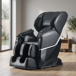 Fauteuil de massage industriel noir à gravité zéro de qualité DIY avec personnalisation OEM/ODM, fauteuil de bien-être rembourré pour la maison avec panneau de commande - Product Image 2