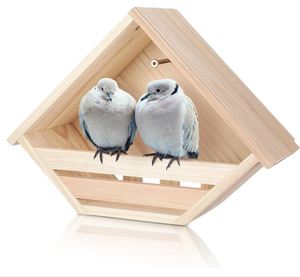 ไม้ซีดาร์กล่องทำรังนกพิราบบ้านนกพิราบสำหรับนกพิราบนอกสถานที่ทำรัง - Product Image 1