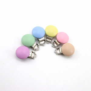 2017 Nuovo Modello Non Tossico Vernice Non tossica <span class=keywords><strong>Bambini</strong></span> Al Sicuro Clip <span class=keywords><strong>Ciuccio</strong></span> In Legno Per <span class=keywords><strong>Bambini</strong></span> Bretella del Metallo Clip - Product Image 1