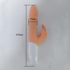 Estiramiento y cuentas giratorias Vibrador doble interior y exterior Dispositivo de masturbación y masaje femenino Estimulación del clítoris del punto G - Product Image 6