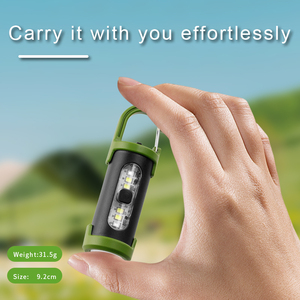 Супер яркий портативный мини светодиодный красный/синий светодиодный предупреждающий аварийный маленький фонарь уличный рюкзак фонарик - Product Image 5