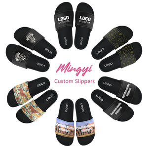 Factory Oem Luxury Designer Brand Eva Sliders Beach <strong>Slipper</strong> House Slides Custom Logo 3D Print Soft Sandals <strong>Slippers</strong> Women <strong>Men</strong> - Product Image 2